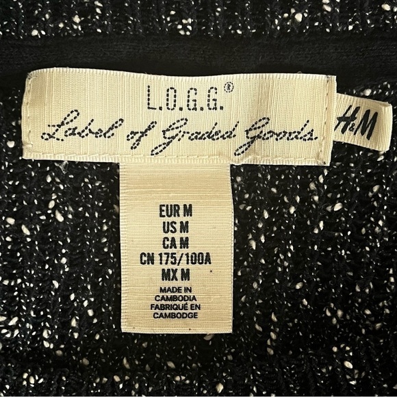 cotton knit Navy sweater Size Medium - L.O.G.G by H&M - Picture 2 of 7